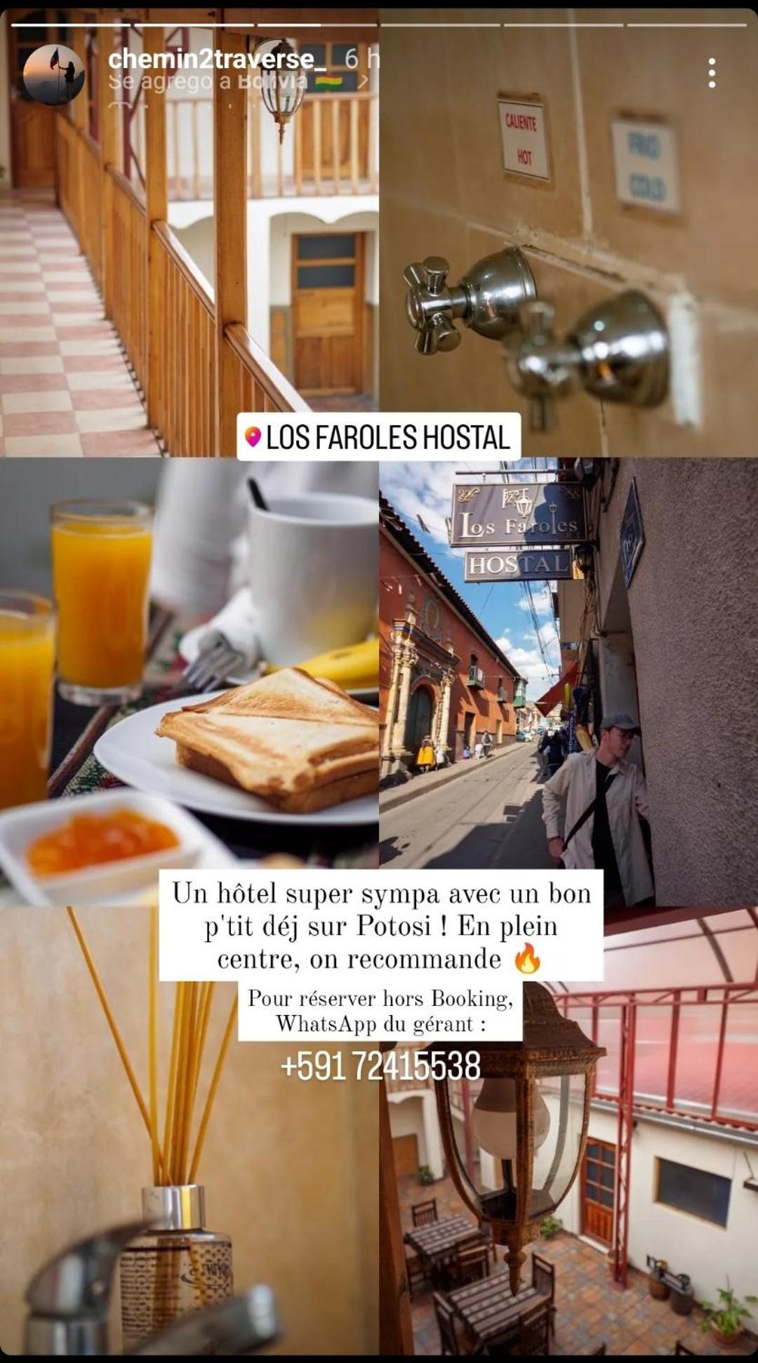 Los Faroles Hostal Potosí Dış mekan fotoğraf